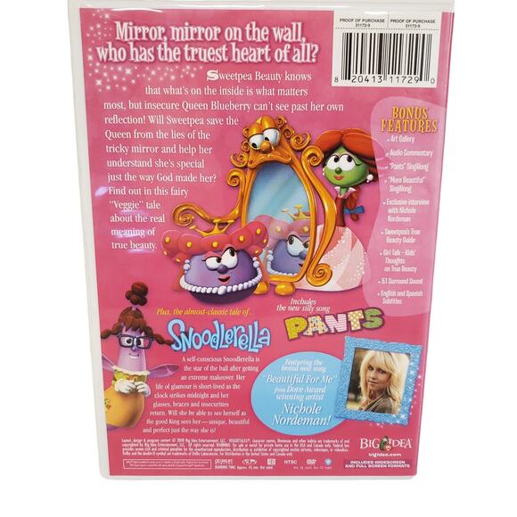 VeggieTales Sweetpea Beauty Girls after Gods Own Heart Christan Childrens Movies - Picture 6 of 10